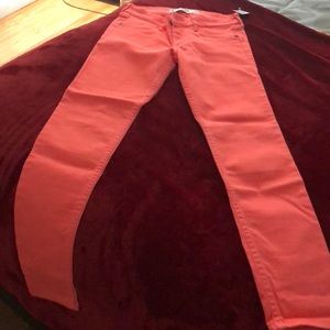 Brand new pink jeans.